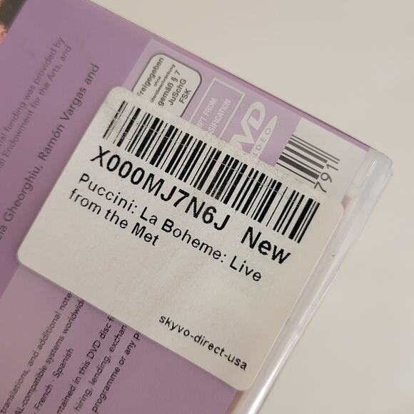 Puccini La Boheme DVD, 2008, Metropolitan Opera New Sealed - Picture 3 of 5